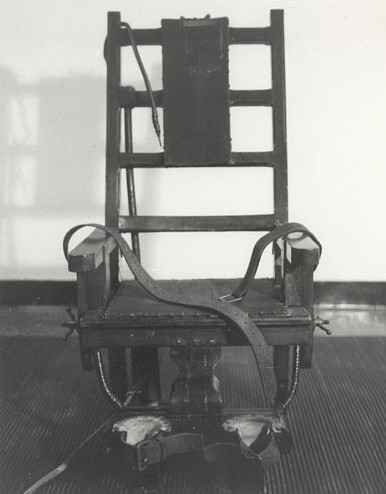 Electric chair
      formerly used by New York State.