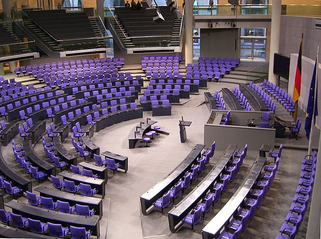 Bundestag chamber.