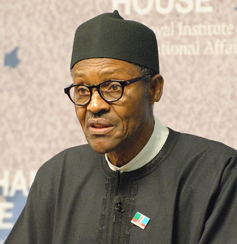 Muhammadu Buhari, president of Nigeria.