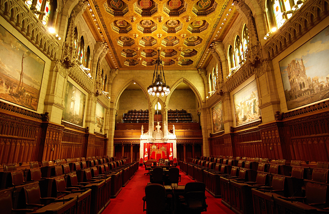 Senate chamber.