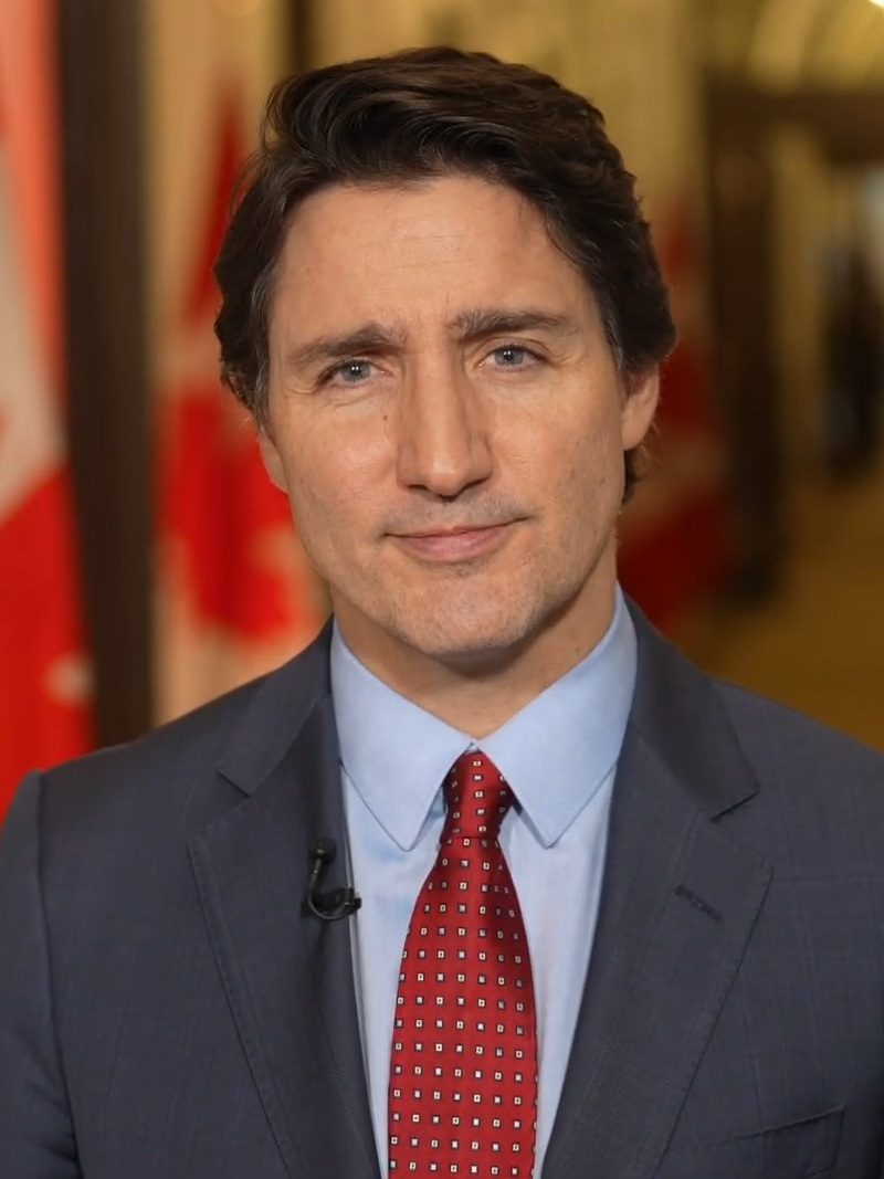 Prime Minister of Canada, Justin Trudeau.