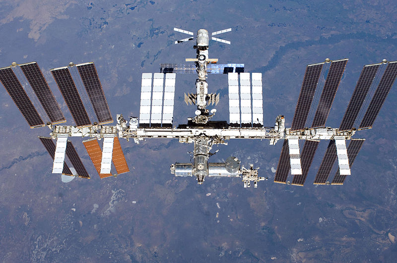 The
International Space Station.