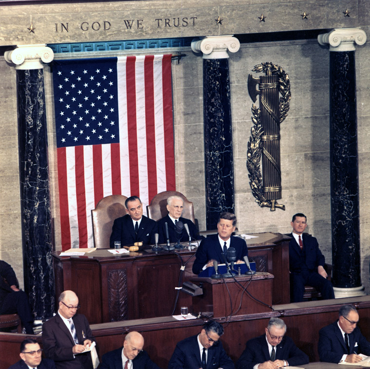 President John F. Kennedy delivers the State of the Union Address
in 1963.