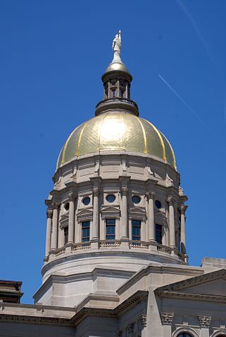 Picture of the Georgia State Capitol's dome.