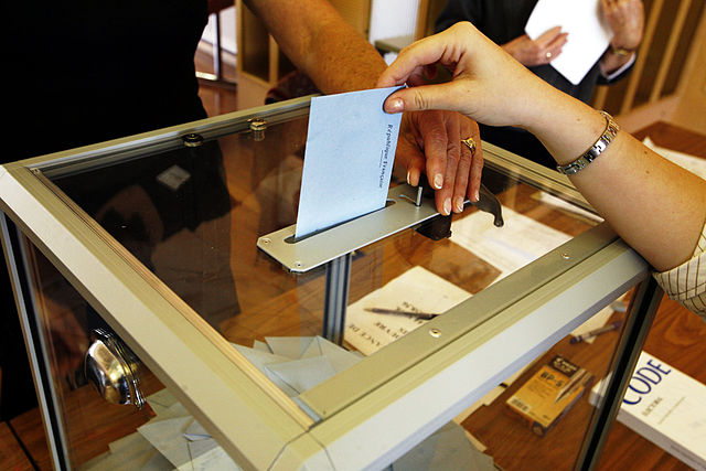 A ballot box.