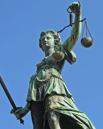 Statue of Justice.