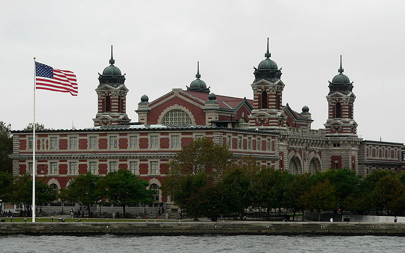 Photograph of Ellis Island, New York/New Jersey.